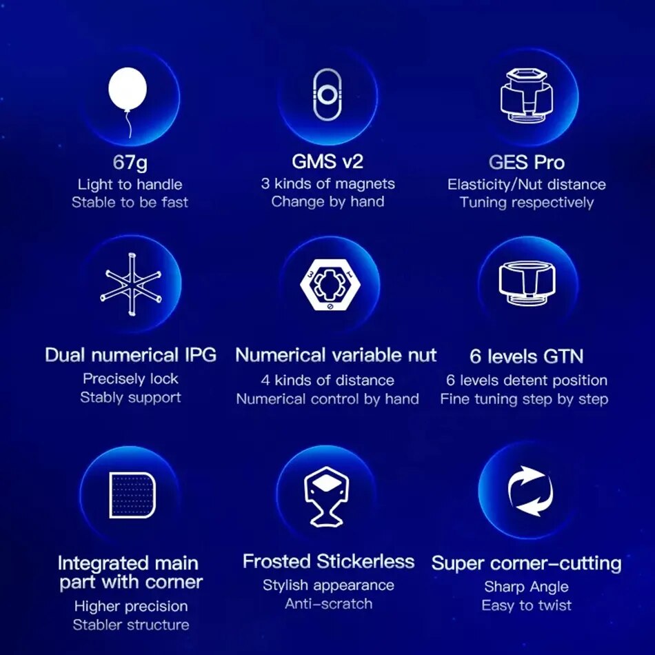 Original GAN 356 XS - Das Flaggschiff im 3x3 Magnet-Würfel-Design! - Entdecken Sie den Original GAN 356 XS - der perfekte 3x3 Magnet-Speed Cube für Anfänger und Profis zur Verbesserung Ihrer kognitiven Fähigkeiten. - 14:29#Stickerless