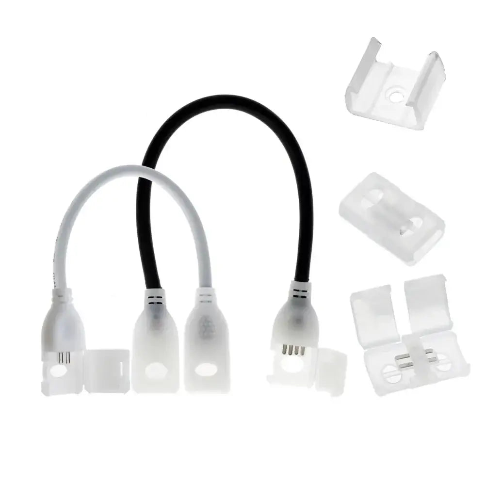220V LED-Streifen 2835 -Zubehör: 2pin Connector - Tauchen Sie ein in die Welt der beeindruckenden LED-Lichteffekte mit unserem High Voltage 220V LED Strip Connector! Sicher und einfach LED-Streifen (2835, 5630) verbinden. Beeindruckende Lichteffekte und h