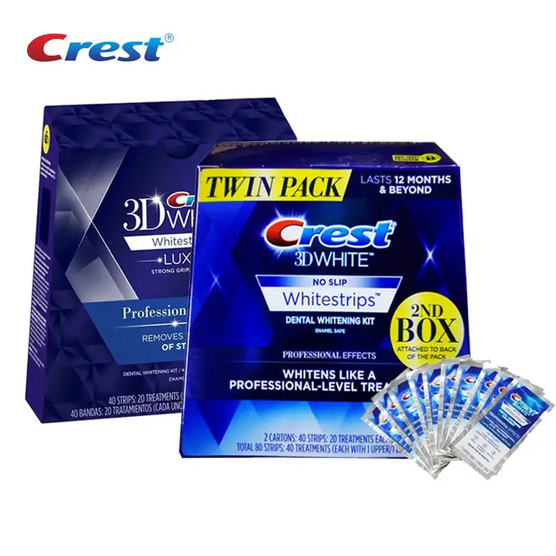 3D White Teeth Whitening Strips für professionelle Effekte - Erleben Sie strahlend weiße Zähne mit Crest 3D White Whitestrip Professional Effect. Einfach aufzutragen, 30 Minuten tragen, und Sie haben ein weißeres Lächeln. Nicht für Zahnersatz geeignet. Ma