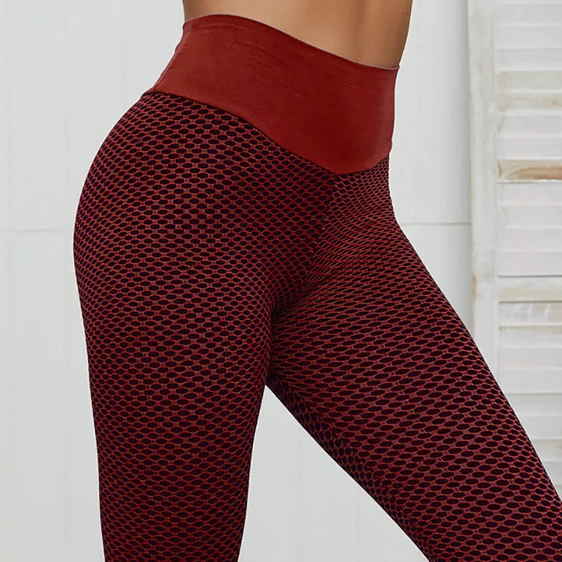 Nahtlose High-Waist Leggings: Perfekt für Yoga & Fitness - Entdecke nahtlose High-Waist-Leggings: Perfekt für Yoga und Fitness. Stil, Selbstvertrauen und Funktion in einem. Tauche ein in Mode & Leistung! - 14:10#Red;5:100014064