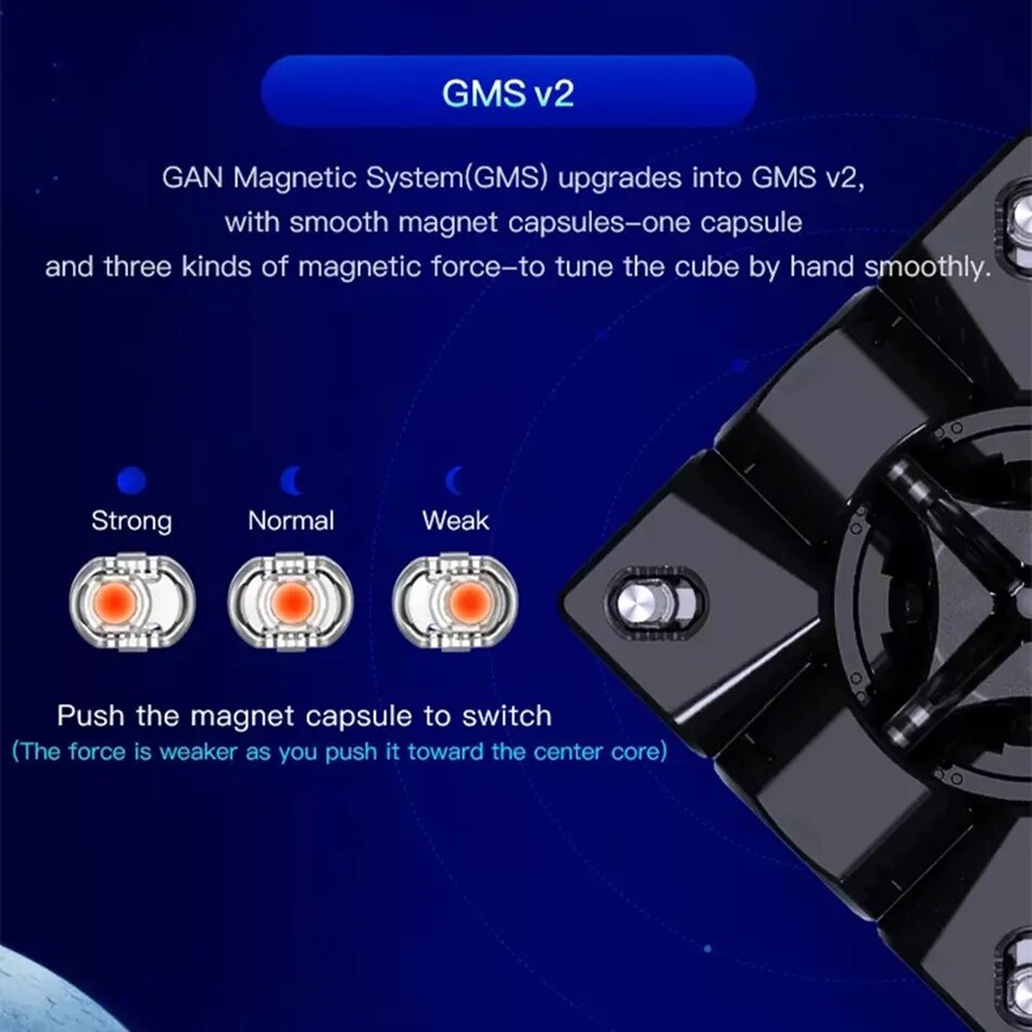 Original GAN 356 XS - Das Flaggschiff im 3x3 Magnet-Würfel-Design! - Entdecken Sie den Original GAN 356 XS - der perfekte 3x3 Magnet-Speed Cube für Anfänger und Profis zur Verbesserung Ihrer kognitiven Fähigkeiten. - 14:29#Stickerless