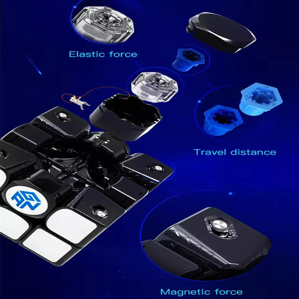 Original GAN 356 XS - Das Flaggschiff im 3x3 Magnet-Würfel-Design! - Entdecken Sie den Original GAN 356 XS - der perfekte 3x3 Magnet-Speed Cube für Anfänger und Profis zur Verbesserung Ihrer kognitiven Fähigkeiten. - 14:29#Stickerless