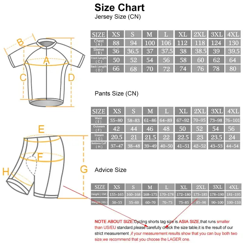 X-TIGER Sommer Radtrikot Set: Atmungsaktive Sportbekleidung für Herren - Mit dem X-TIGER Cycling Set genießen Sie ultimativen Komfort und Stil auf Ihrer nächsten Fahrradtour. Dieses atmungsaktive Radsporttrikot-Set bietet eine perfekte Passform, ein stilv