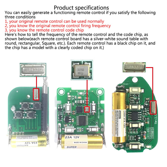 Duplicatore di telecomando 433MHZ: la soluzione all-in-one per dispositivi elettronici
