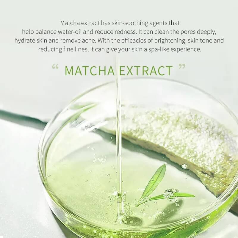 Straffende MATCHA-Gesichtsmasken: Green Clay Mud Masken, 7er Pack - Erleben Sie mit unserer Matcha-Gesichtsmaske natürliche Schönheit und Pflege aus Japan. Straffend und voll mit Antioxidantien! - 14:771#matcha