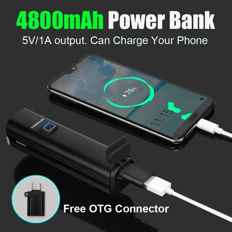 Hochleistungs-Velolicht - Fahrradlicht mit 1000 Lumen, wasserdicht & aufladbar - Erleben Sie Sicherheit und Helligkeit mit unserem wasserdichten, aufladbaren LED Velolicht. Perfekt für Stadt und Naturabenteuer! - 14:366#LIG520 S2;200007763:201336100