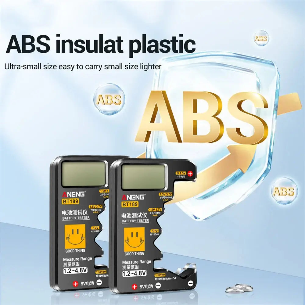 Universal Batterie Messgerät, benötigt keine Batterie - Mühelose Batterieüberwachung: Unser Universal-Batteriemessgerät liefert präzise Messwerte ohne eigene Batterie. Kein Batteriewechsel, maximaler Komfort. - 1005005585890114-BT189 x1
