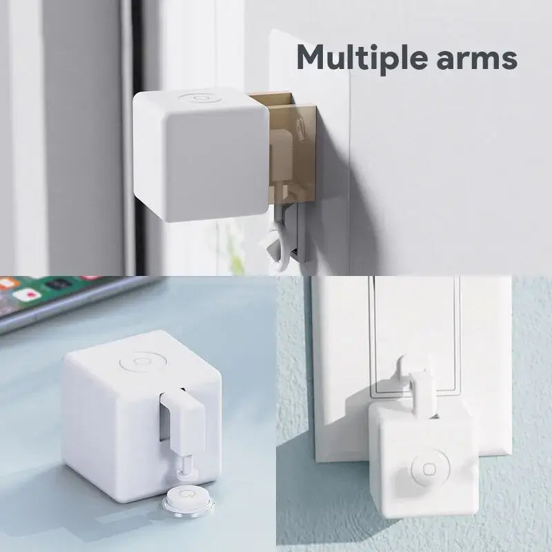 Smartes Leben leicht gemacht: Der Fingerbot Plus - Erleben Sie die Zukunft der intelligenten Steuerung mit dem Smart Fingerbot! Dieser smarte All-in-One-Lösung macht herkömmliche Schalter und Tasten intelligent. App-Steuerung und sogar Sprachbefehle mit A