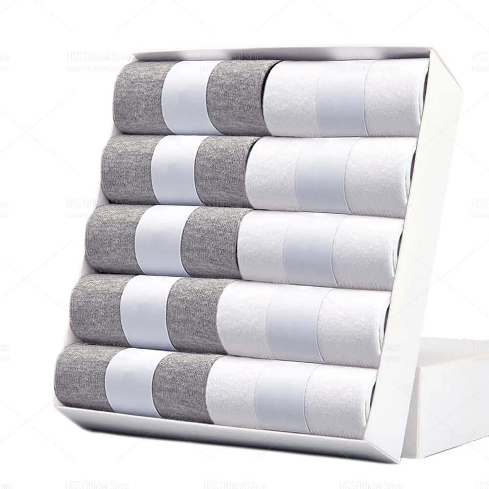 Herren Baumwollsocken HSS: Neuer Stil, Schwarz, Business, Atmungsaktiv, Größe 39-47 - Unsere Herrensocken - perfekte Dicke für jedes Wetter. Weich, strahlend weiß, und bequem. 10 Paar Sets aus reiner Baumwolle mit Synthetik für Dehnbarkeit. Zufriedene Kun