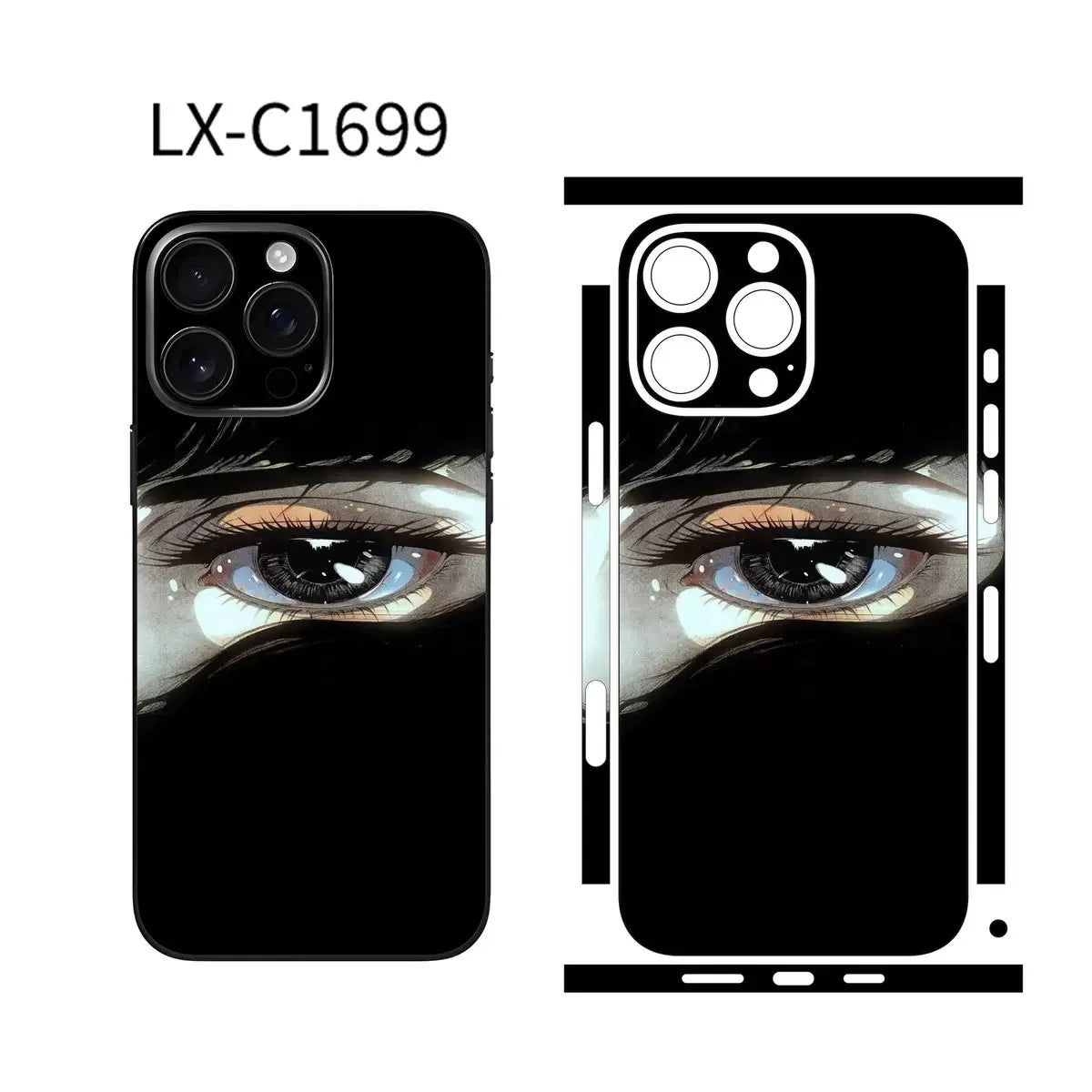 MICHAEL-SKIN – Bunter Hydrogel Skin Sticker für iPhone Rückseite und Seitenrahmen