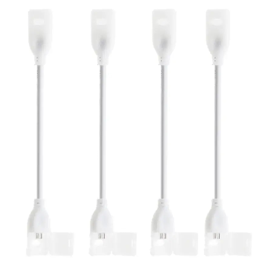 COB LED Strip Light Zubehör: Verbindungskabel & Clips - Stilvolle, sichere Verbindung für 220V EU LED-Streifen mit 360 LEDs auf 12mm. Die hochwertigen Clips und Steckverbinder bieten eine zuverlässige Lösung. Perfekt für professionelle Beleuchtungsprojekt