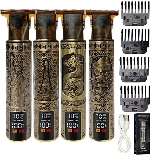 Ultrapräziser Elektrorasierer: Perfekt gestutzter Bart T9 0mm - Professionelle Präzision und Stil mit dem T9 0mm Elektrorasierer. Perfekt für Bart- und Haarschnitte. Stilvoll und effizient! - 14:350850#Black;200007763:201336100