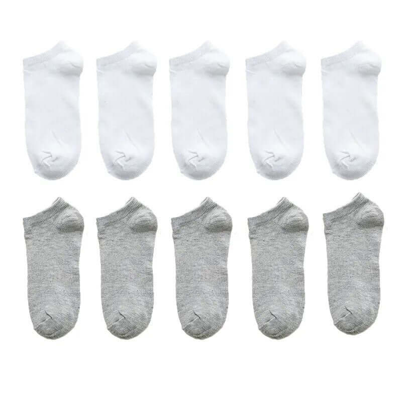 Ankle Socks Set: 10 Paar Damen Socken: Atmungsaktive Sport- und Freizeitsocken - Entdecken Sie unsere 10 Paar Damen Ankle Socks: Atmungsaktive, stilvolle und komfortable Socken für den Alltag. Perfekte Passform für Größen 37-44. - 14:173#5;5:200003528#5 p