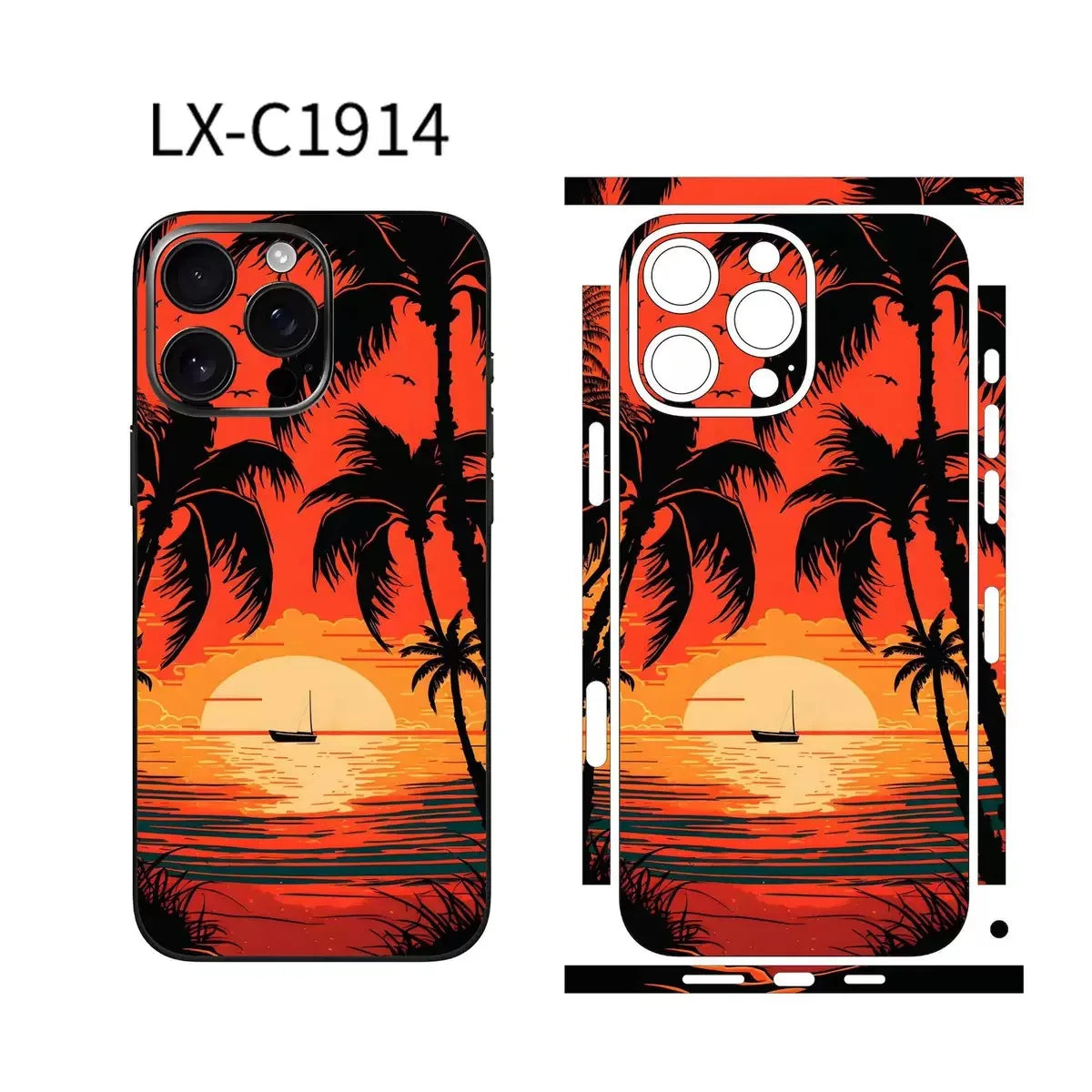 KATJA-SKIN – Bunter Hydrogel Skin Sticker für iPhone 15 Pro Max und weitere