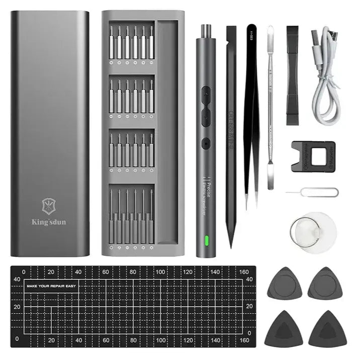 Elektrischer Schraubendreher: 62/28/120-teiliger Schraubendrehersatz für präzise Arbeiten - Entdecken Sie unser 120-teiliges Elektroschrauberset für präzise Arbeiten – ideal für Heimwerker und Profis. - 1005003038359836-China-62 in 1 set