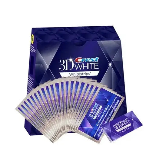 3D White Teeth Whitening Strips für professionelle Effekte - Erleben Sie strahlend weiße Zähne mit Crest 3D White Whitestrip Professional Effect. Einfach aufzutragen, 30 Minuten tragen, und Sie haben ein weißeres Lächeln. Nicht für Zahnersatz geeignet. Ma