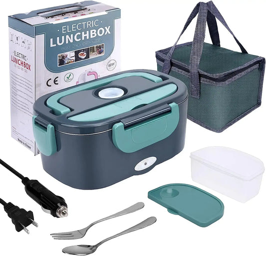 Elektrische Lunch-Box Essenswärmer – Mobil und praktisch für Auto oder Zuhause – - Genießen Sie warme Mahlzeiten unterwegs mit unserer 1,5L elektrischen Lunchbox. Auslaufsicher und transportfreundlich – ideal für Auto und Zuhause. - 1005005954400378-EU