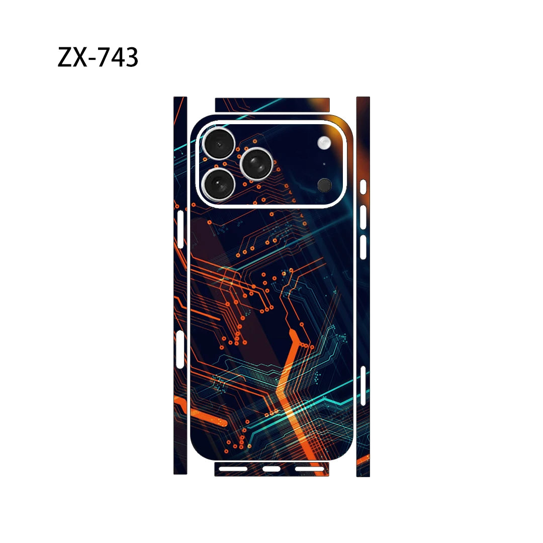 GABRIELA-SKIN – Skin Wrap matt Vinyl Backfilm für iPhone 13-17 Pro und Pro Max