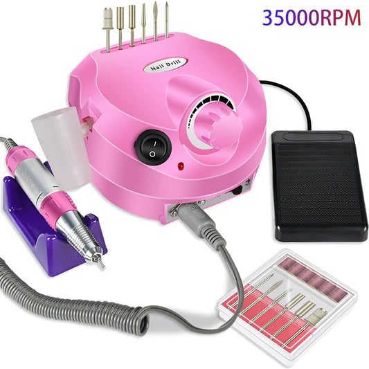 Perceuse électrique manucure 35000 trmin pour professionnels