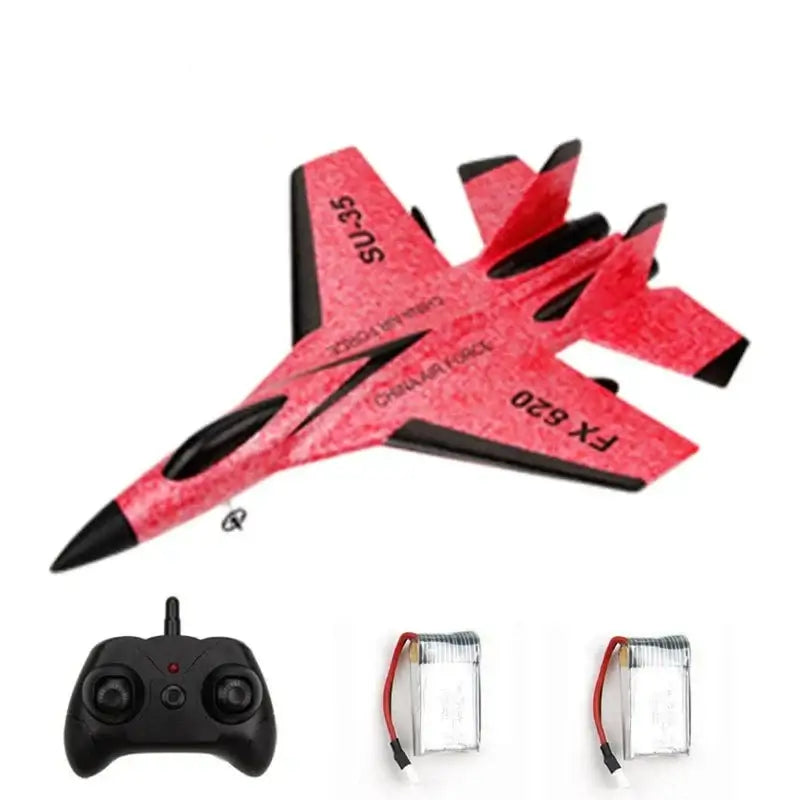 FX-620 SU-35 RC Flugzeug: Ferngesteuerter Kampfjet für Kinder - Erleben Sie Flugspaß mit unserem Remote Control Aircraft: Kompakt, flugbereit, robust. Inspiriert von SU-35, perfekt für Anfänger. Leistungsstarker Motor, vielseitige Steuerung. 2.4G 2CH-Fern