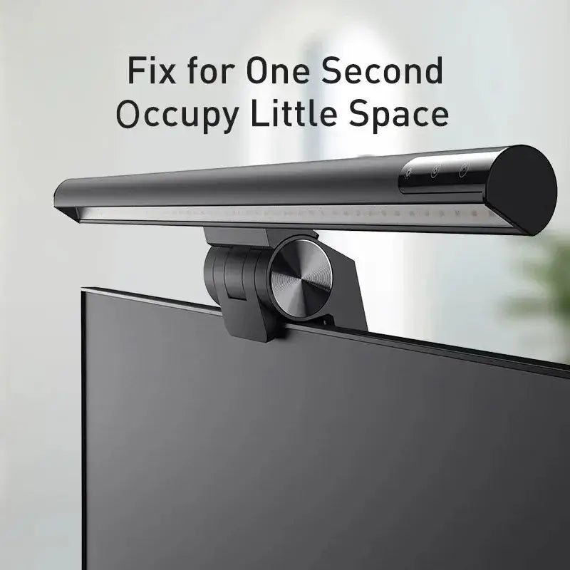 Baseus LED Screenbar i-work Pro - Entdecken Sie die Baseus LED Schreibtischlampe – ideal zum Studieren, Lesen oder für nächtliche Arbeitssitzungen. Robuster Edelstahl für Langlebigkeit. - 1005006167837410-Black-0-5W