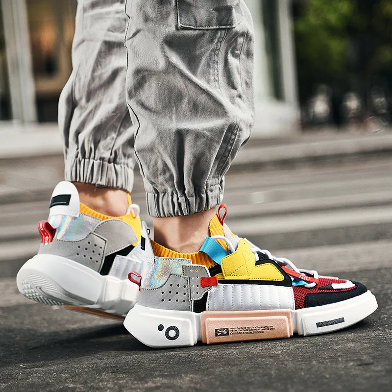 Designer Sneaker für Herren: Stilvoll und funktional - Entdecken Sie unsere stilvollen und funktionalen Red Yellow Sneakers für Herren. Perfekte Passform und höchster Tragekomfort. - 14:193#S201Black;200000124:698#36