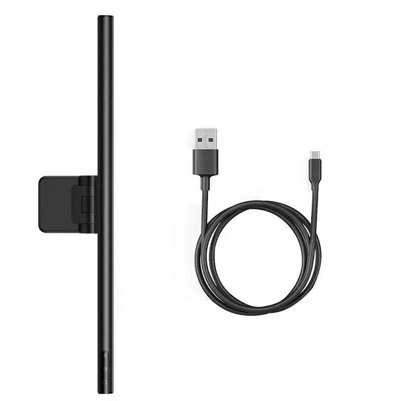 Baseus LED Screenbar i-work Pro - Entdecken Sie die Baseus LED Schreibtischlampe – ideal zum Studieren, Lesen oder für nächtliche Arbeitssitzungen. Robuster Edelstahl für Langlebigkeit. - 1005006167837410-Black-0-5W
