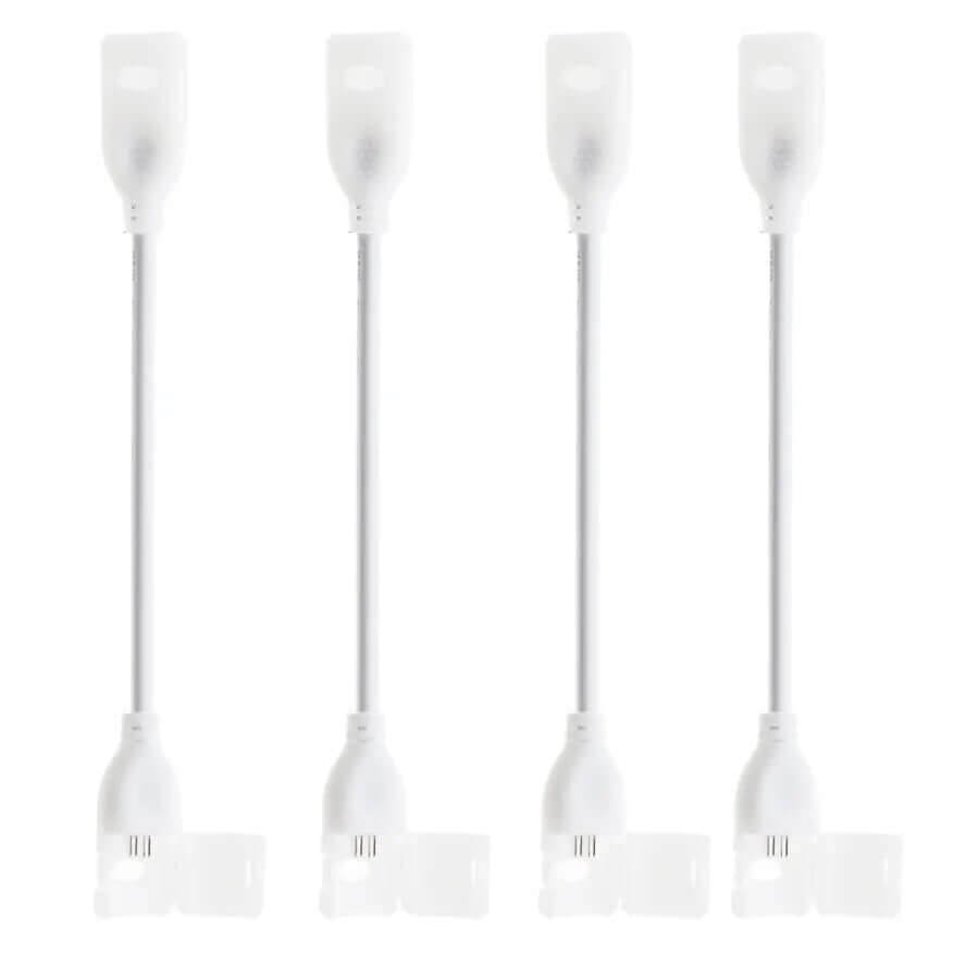 COB LED Strip Light Zubehör: Verbindungskabel & Clips - Stilvolle, sichere Verbindung für 220V EU LED-Streifen mit 360 LEDs auf 12mm. Die hochwertigen Clips und Steckverbinder bieten eine zuverlässige Lösung. Perfekt für professionelle Beleuchtungsprojekt