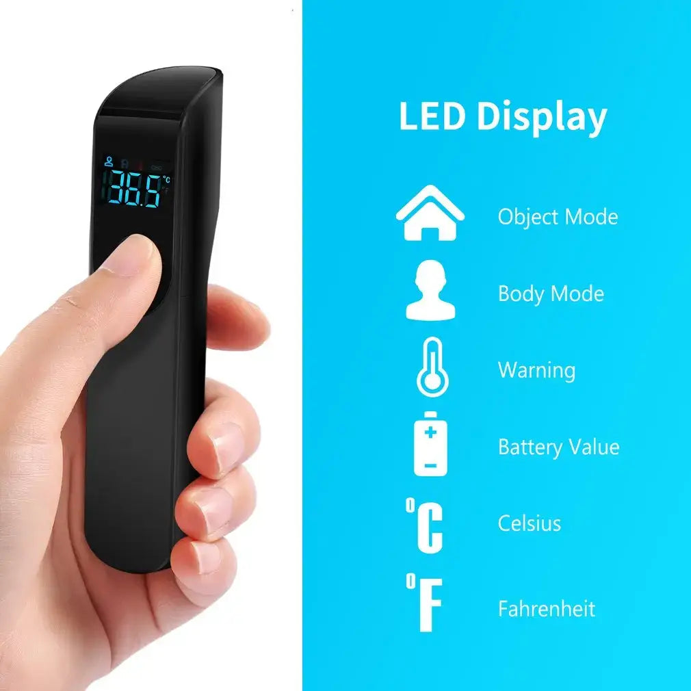 Infrarot Thermometer, superschnell (1s), berührungslos - Effiziente Temperaturmessungen in nur 1 Sekunde mit unserem fortschrittlichen Infrarot-Thermometer. Ideal für präzise und berührungslose Messungen. - 1005006053025432-as show