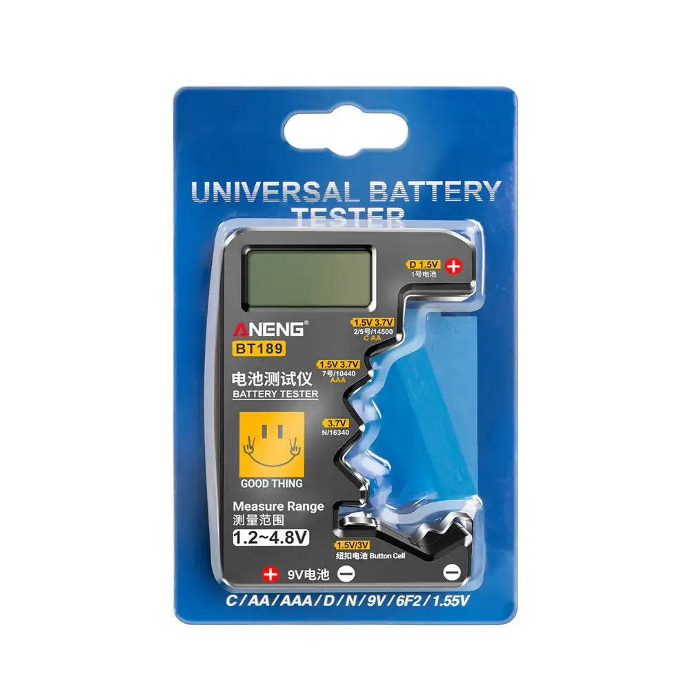 Universal Batterie Messgerät, benötigt keine Batterie - Mühelose Batterieüberwachung: Unser Universal-Batteriemessgerät liefert präzise Messwerte ohne eigene Batterie. Kein Batteriewechsel, maximaler Komfort. - 1005005585890114-BT189 x1