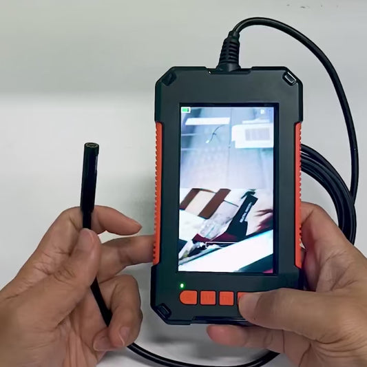 Caméra endoscopique 1080P avec LED, étanche, écran 4,3", jusqu'à 5 m