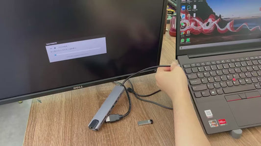 Adaptateur USB-C ultime : station d'accueil 8 en 1 pour ordinateurs portables