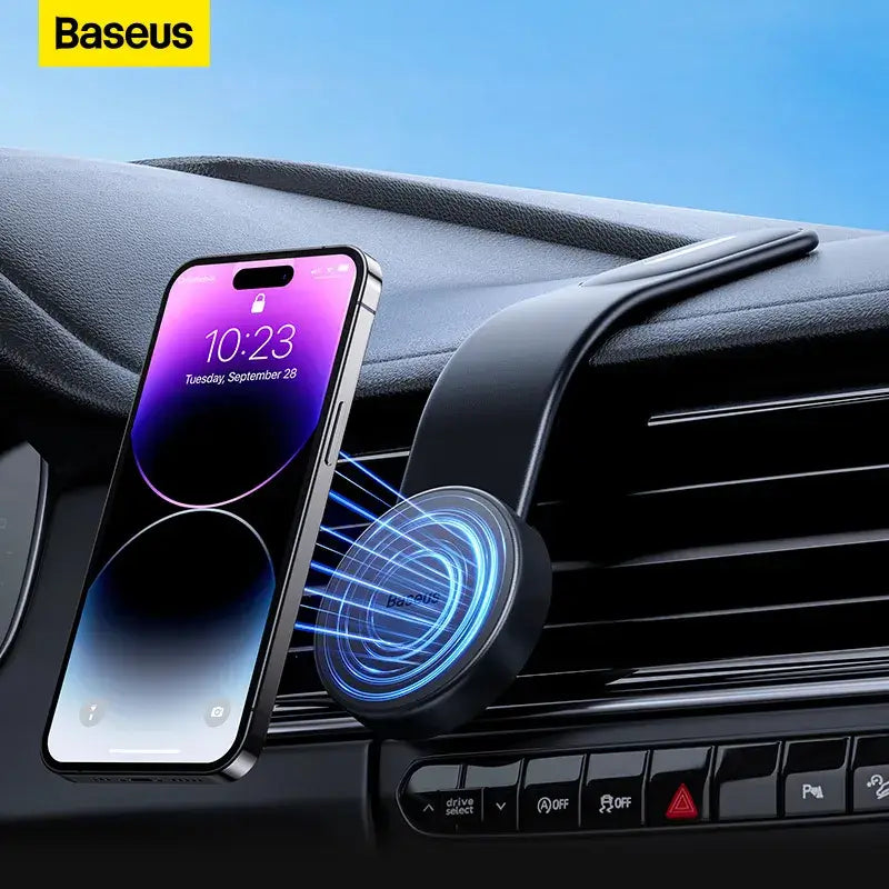 Baseus Magnetische Auto Handyhalterung: Stabil und Klappbar! - Entdecken Sie die Baseus Magnetische Auto Handyhalterung – stabil, platzsparend und sicher für alle Fahrten! Ideal für jedes Auto. - 14:10#Wireless Charging