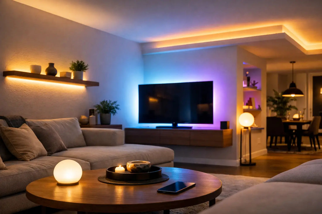 9 LED Streifen Wohnzimmer Ideen mit Wirkung
