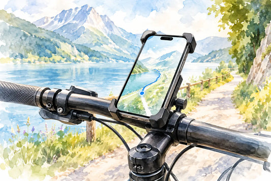 Fahrrad-Handyhalterung sicher befestigen