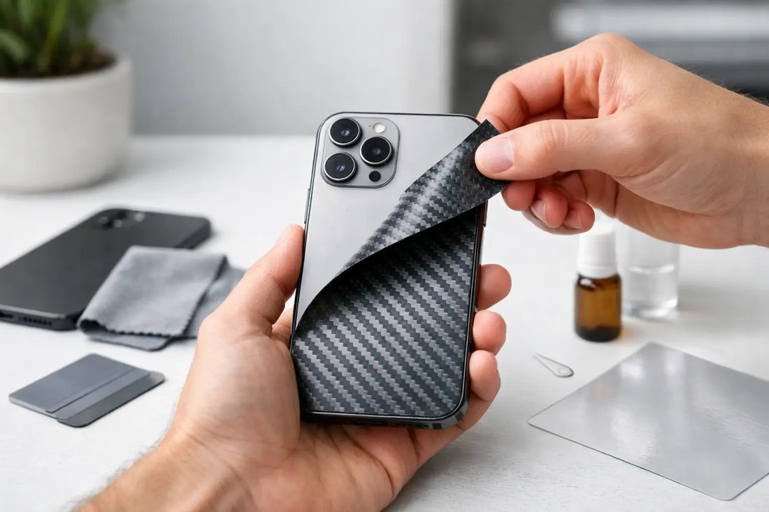 Handy Skin rückstandsfrei entfernen - so geht's