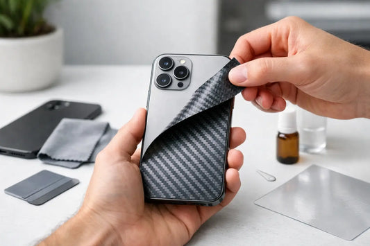 Handy Skin rückstandsfrei entfernen - so geht's