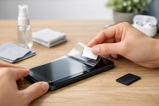Smartphone-Folie blasenfrei aufkleben: so geht's