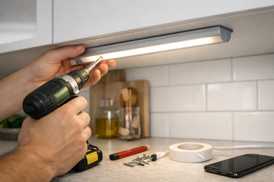 LED-Unterbauleuchte richtig montieren in 7 Schritten