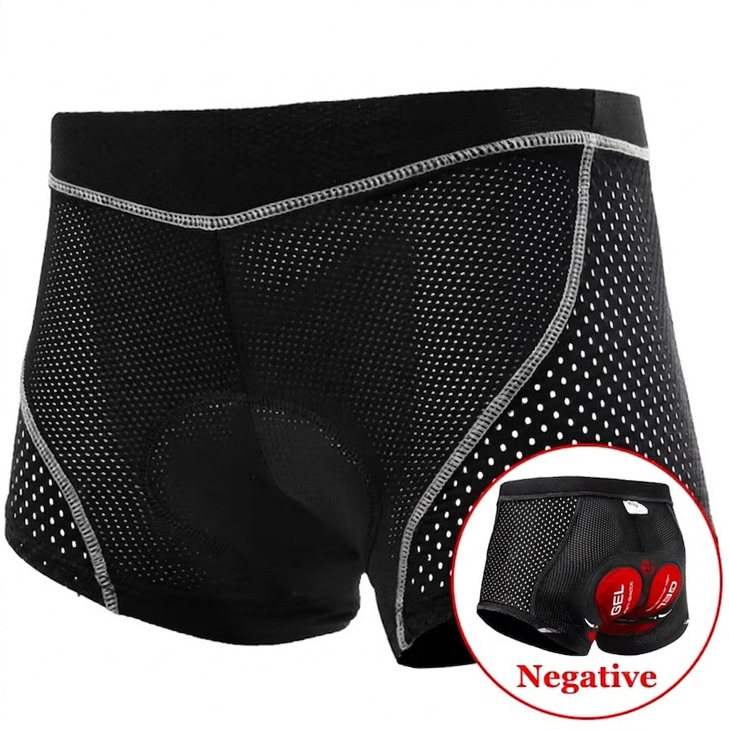 X-TIGER Herren Radhose mit Gel-Polster und atmungsaktivem Mesh