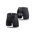X-tiger mens gel padded cycling shorts breathable mesh riding underpants