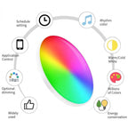 Tuya WiFi RGB dimmbare Smart LED Deckenleuchte mit Alexa und Google Home