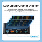 Asometech 160W Desktop USB-Ladestation mit kabellosem Laden