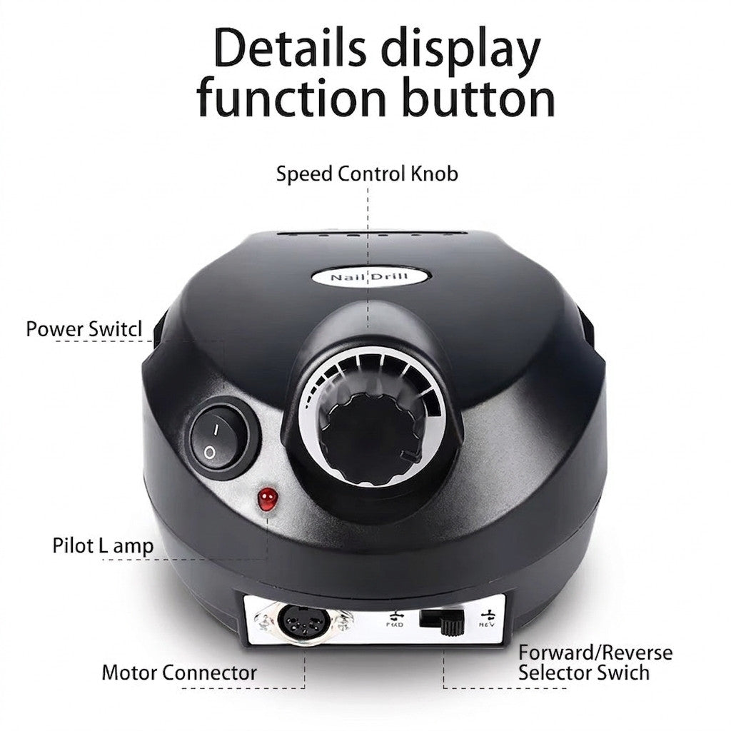 Perceuse électrique manucure 35000 trmin pour professionnels