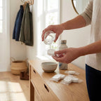 Einweg-mini komprimierte Gesichtstücher – 50 Stück aus Polyester-Baumwolle