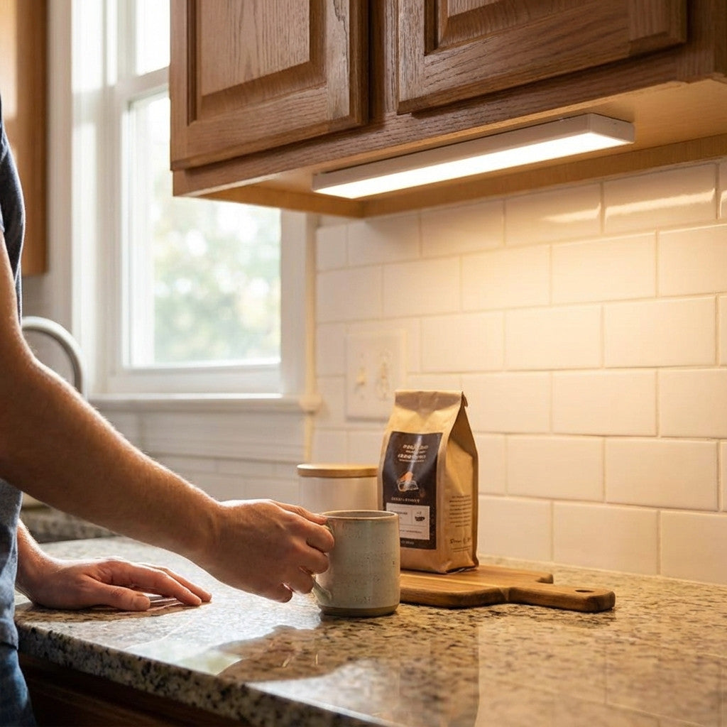 Nachtlicht für kabellose Beleuchtung mit Bewegungssensor – mit wiederaufladbarer Lithium-Batterie