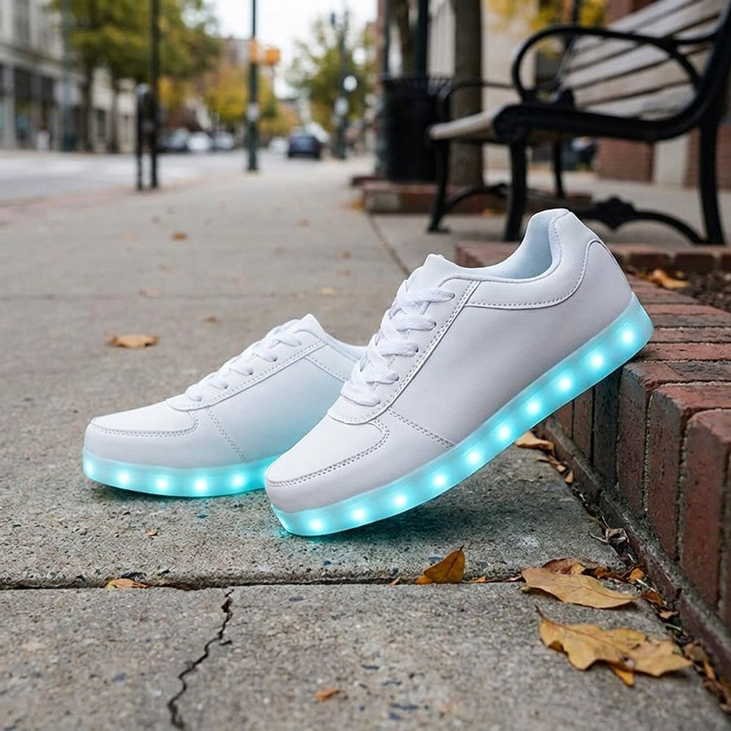USB wiederaufladbare LED Leuchtsneaker Unisex