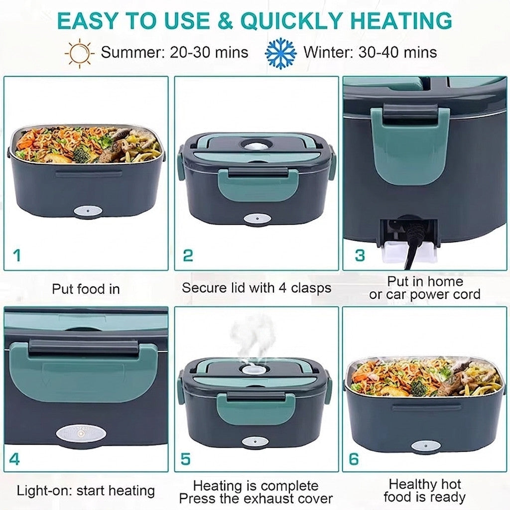 15l 60W portable electric lunch box warmer for truckers