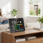 Wetterstation mit 3 Aussensensoren und 50 m Übertragungsreichweite