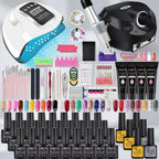 Manicure Set für Nagelpflege zu Hause – mit 27 Nagellackfarben und LED Nagellampe